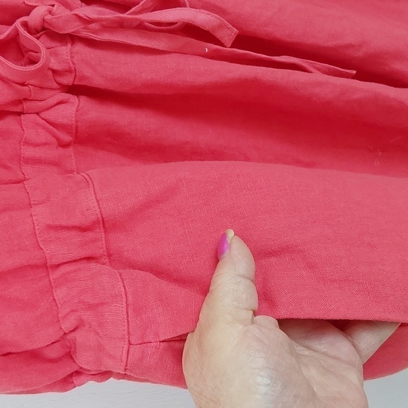 Universal Threads- Womens Red Linen Relaxed Romper SUMMER fun New! Sz.XL - Picture 4 of 10